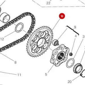 Top-Angebot DUCATI ZAHNKETTENRAD Z39 Pos.10