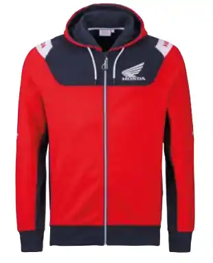 Sofort Bestellen Honda Sweatshirt / Hoodie Racing Red / Navy