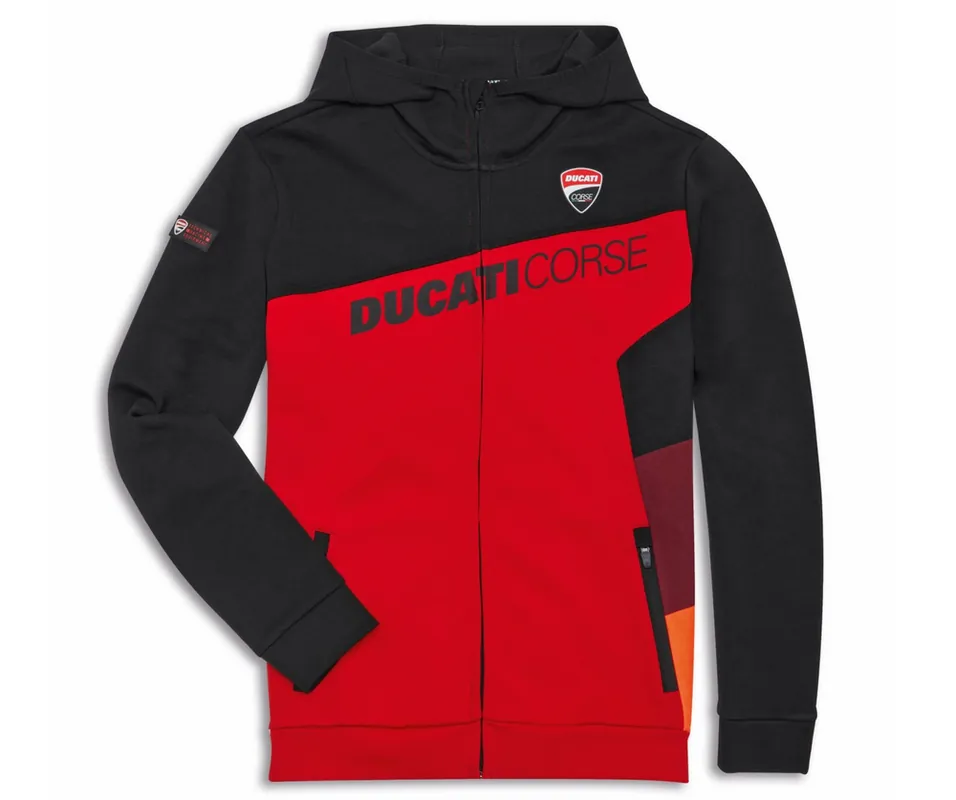 Nur Für Kurze Zeit Ducati Sweatshirt Corse Sport Rot/Schwarz