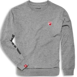 Abverkauf Ducati Sweatshirt Crew Grau