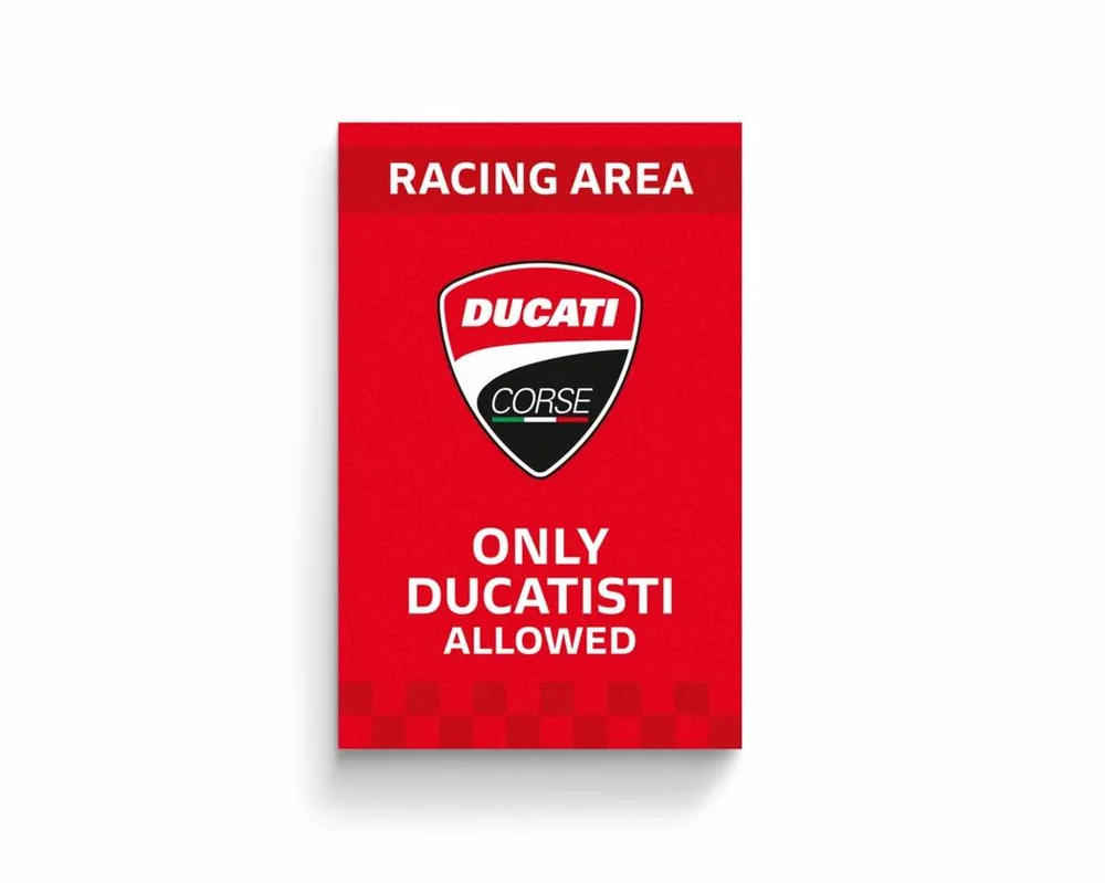 Ducati Original DC RACING SCHILD MAGNET Schneller Versand