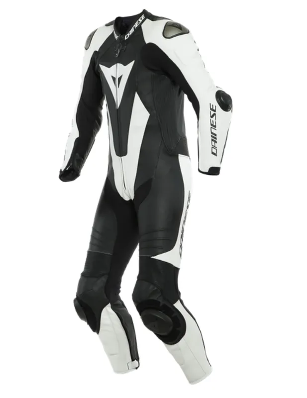 Angebot Dainese LAGUNA SECA 5 Lederkombi Einteiler Schwarz/Weiß Gr. 56