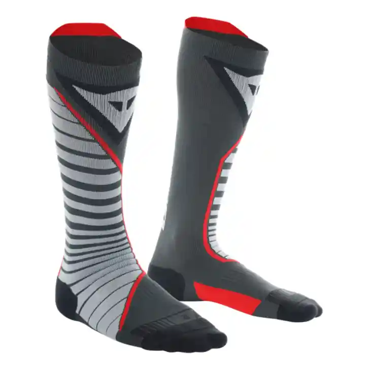 Dainese THERMO SOCKEN Lang schwarz / rot Expressversand