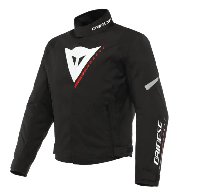 Dainese VELOCE D-DRY MOTORRAD JACKE Schwarz/weiß/Rot Sonderaktion