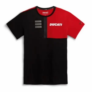 Versand Am Gleichen Tag DUCATI T-SHIRT EXPLORER SCHWARZ