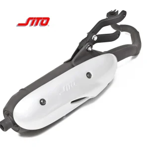 Geprüft Auspuff Sito Plus Aprilia Habana Mojito Custom Retro 50 2T Morini