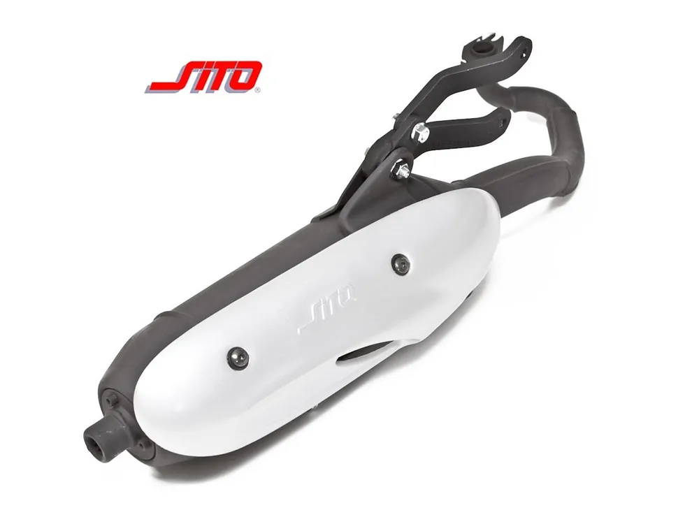 Geprüft Auspuff Sito Plus Aprilia Habana Mojito Custom Retro 50 2T Morini
