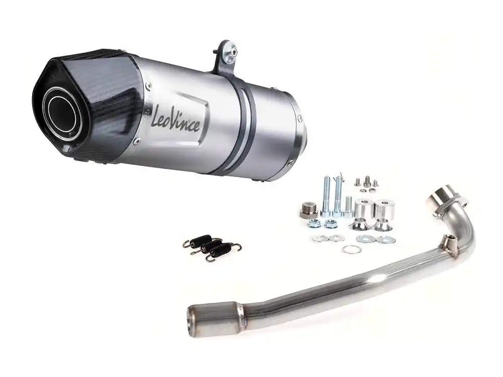 Highlight Auspuff LeoVince LV One Edelstahl Aprilia SR Max Gilera Nexus 250 300