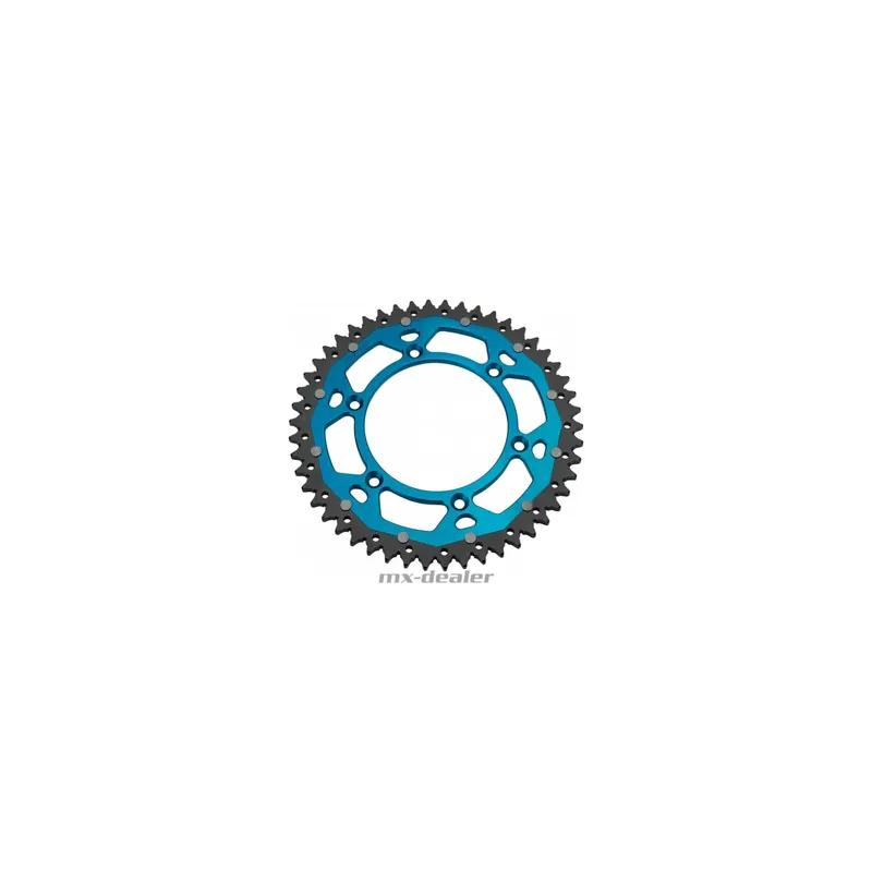Kracherpreis Dual Stahl Alu Kettenrad blau KTM SX SXF EXC