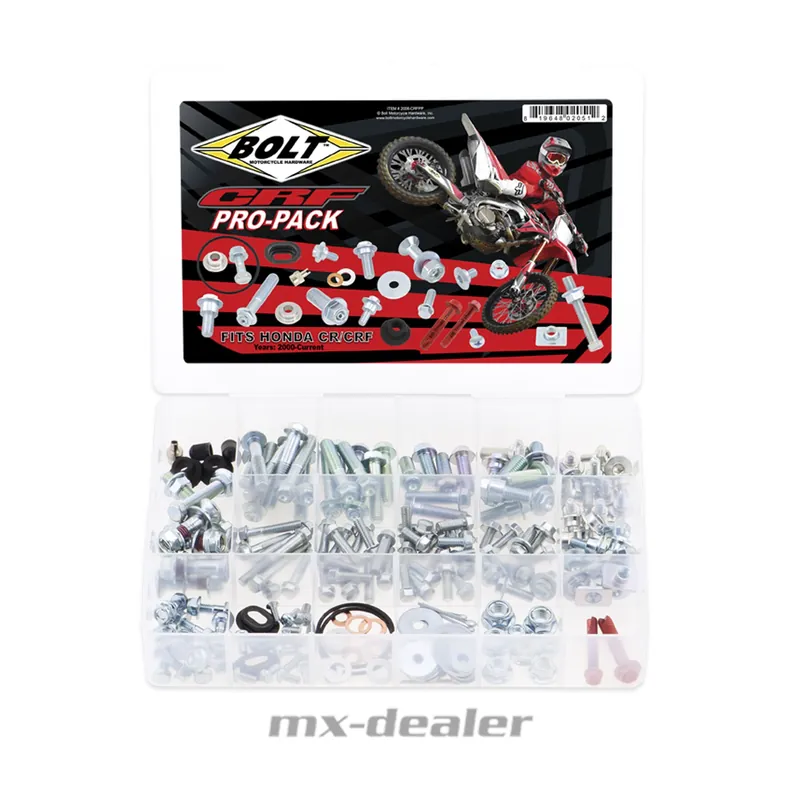 BOLT Pro-Pack Schraubenkit 210 Teile Honda CR CRF 125 250 450 ab 2000 Neue Kollektion