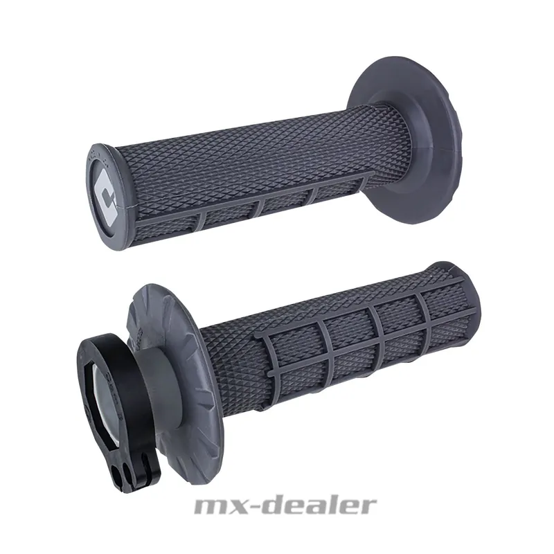 Preisknaller Griffgummis ODI Lock On V2 Griffe Grau Gasgrifhülse halb gewaffelt für 2T und 4T