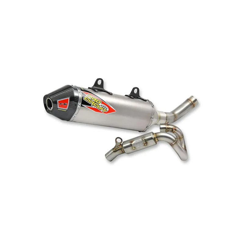 Pro Circuit T-6 Euro Auspuffanlage für KTM SX-F 250 17–18 4-Takt Titan Garantierte Lieferung