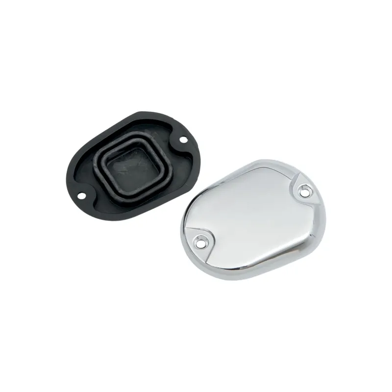 Schneller Versand Drag Specialties Vordere Hauptbremszylinder-Abdeckung Schwarz vorn Smooth f.