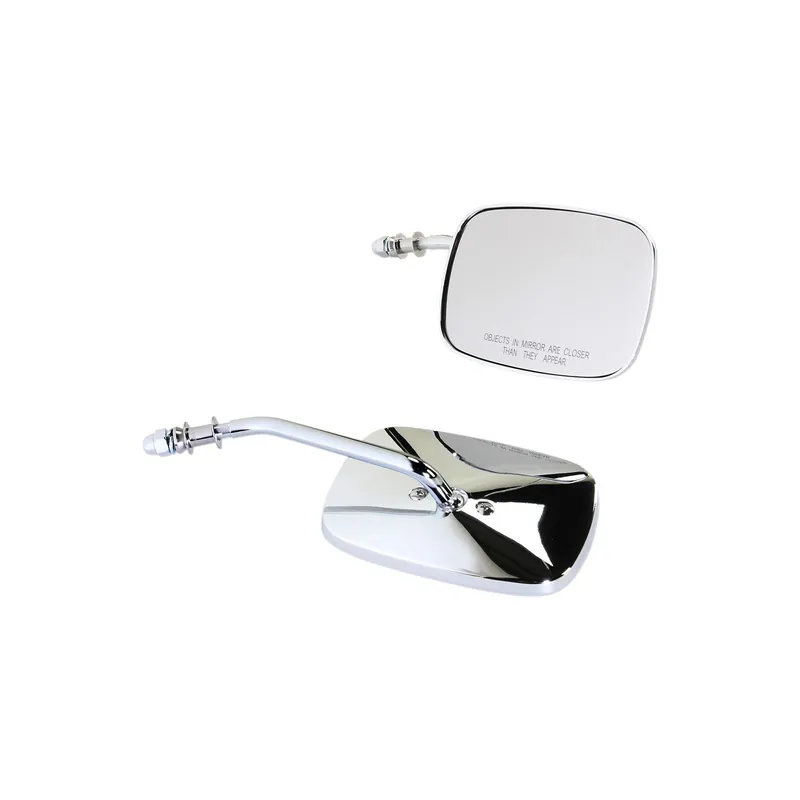 Drag Specialties Rechteckige OEM-Style Spiegel Chrom Short/11 Ausverkauf
