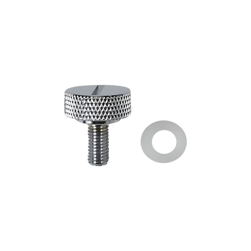 Drag Specialties Sitzbankknopf-Satz Chrom Slotted/1 1 0295 Rabatt