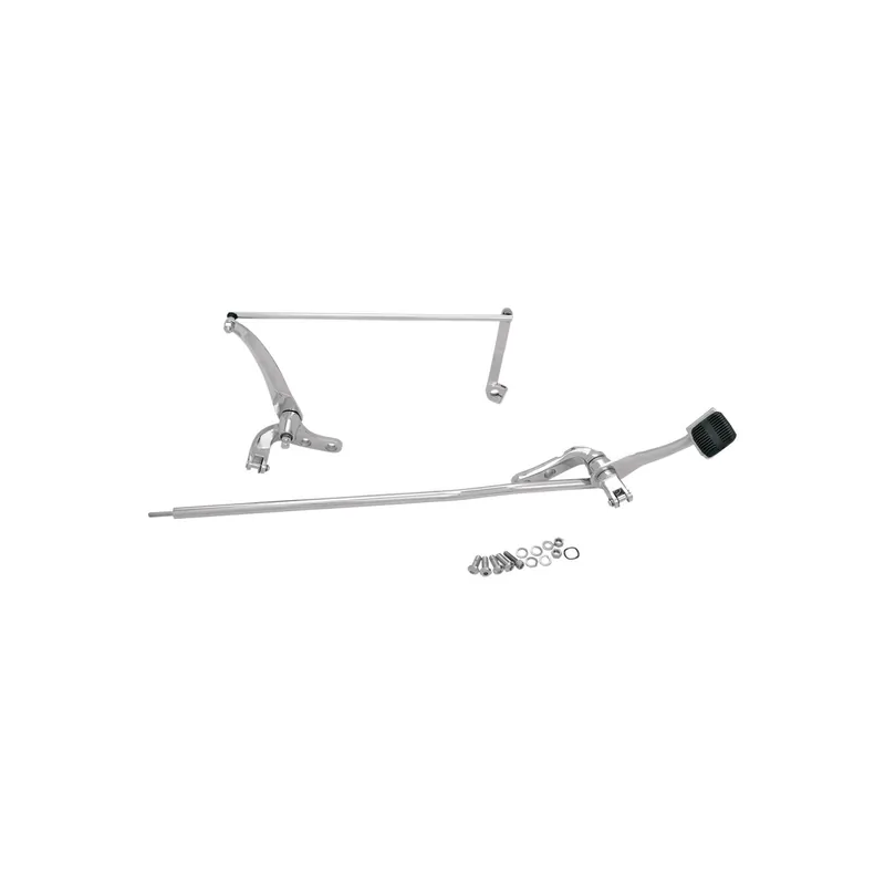 Preiswert Drag Specialties Vorverlegte Fußrastenanlage für Dyna Glides Chrom Complete f.