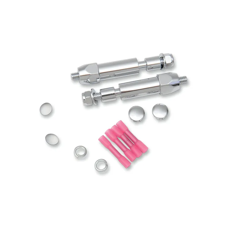 Geprüft Drag Specialties Blinker-Versatz-Kit hinten Chrome f. Harley 03A4