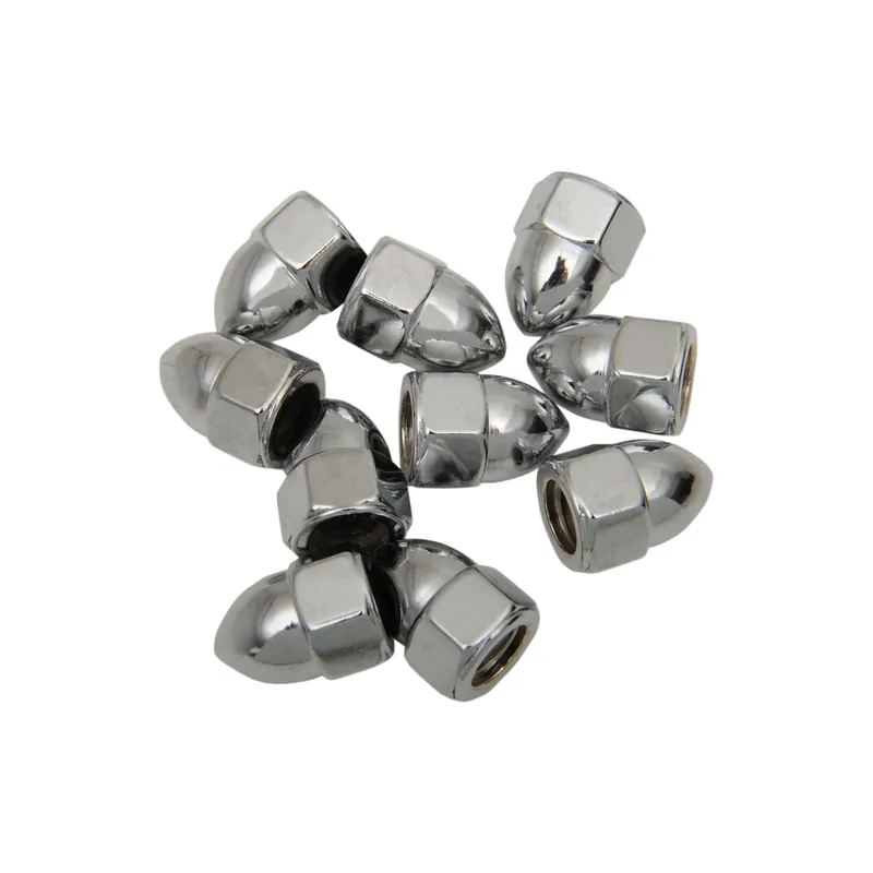 Drag Specialties Hutmuttern-Set Chrom B105 Must-Have