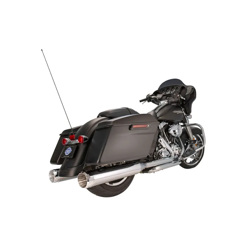 S&S Schalldämpfer MK45 4-1/2 Slip-on f. Harley Touring 84-16 chr/chr A Versand Am Gleichen Tag