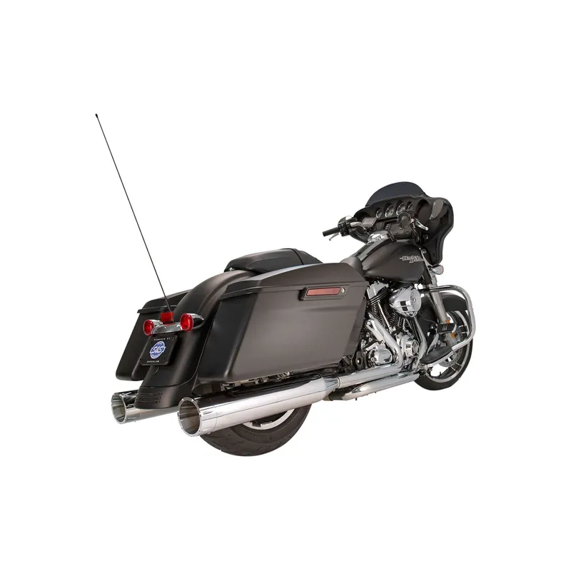 Heißes Angebot S&S Schalldämpfer MK45 4-1/2 Slip-on f. Harley Touring 84-16 chr/chr B