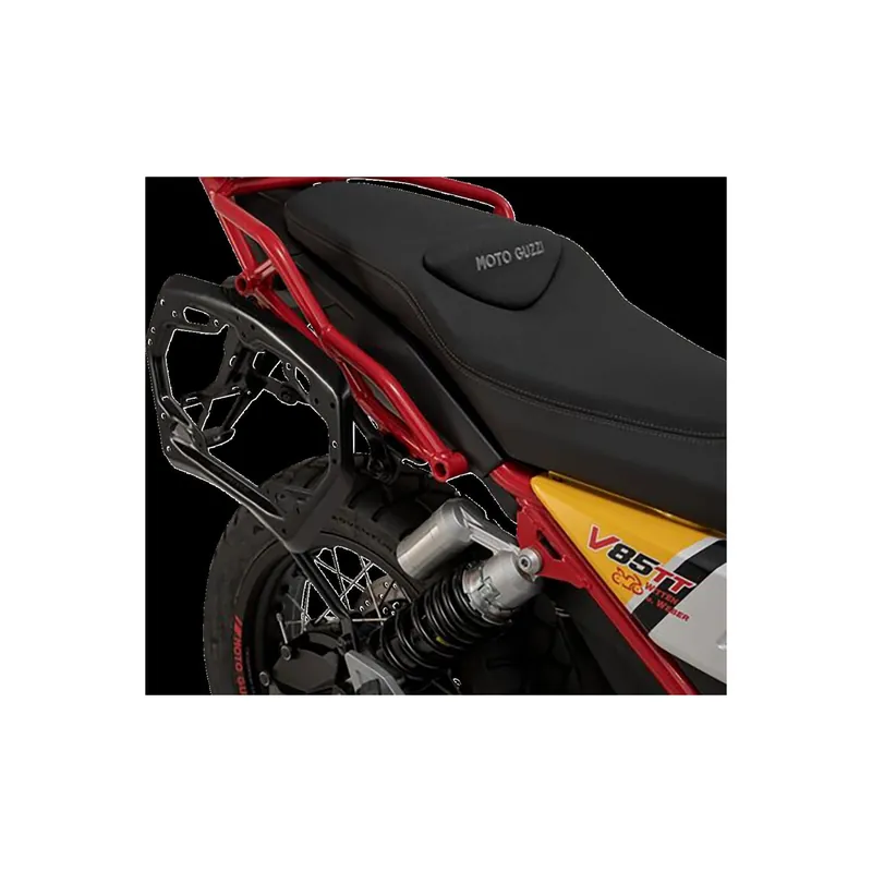 SW MOTECH PRO Seitenträger. Schwarz. Moto Guzzi V85 TT (19-23) Kracherpreis