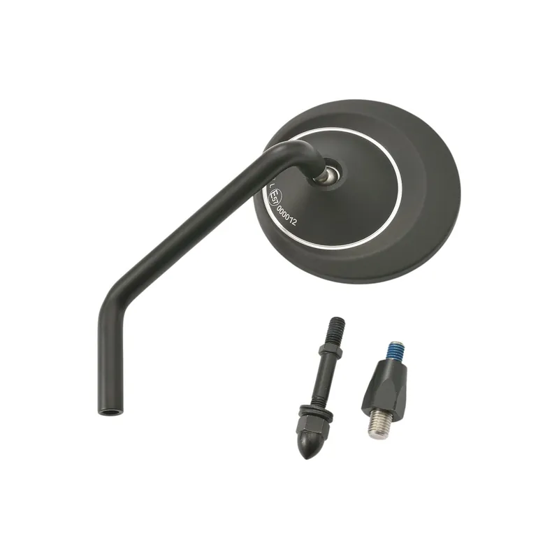 Meistverkauft DAYTONA "D-MIRROR-8" Aluminium Seitenspiegel schwarz links