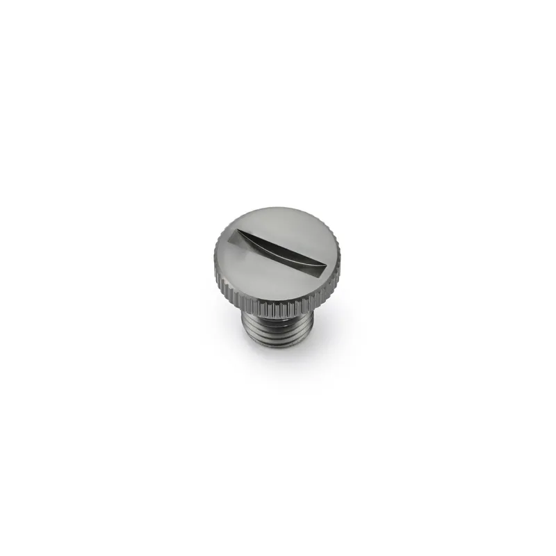 DAYTONA Abdeckschraube Alu CNC gun metal grau eloxiert f. Spiegelgewinde M10 x P1.25 Rechtsgewinde Rabatt