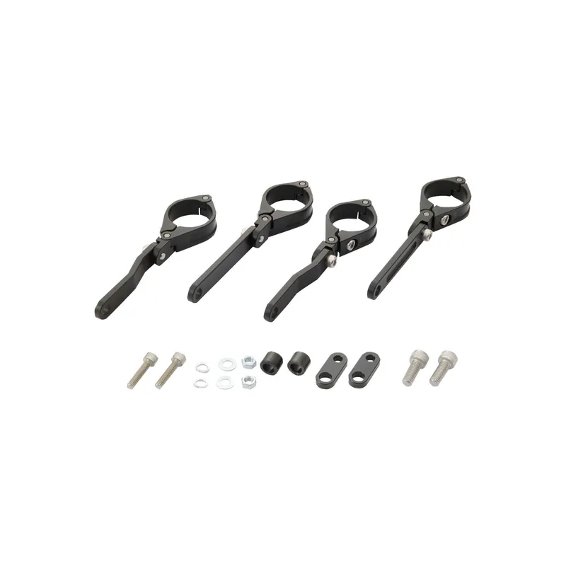 DAYTONA Scheinwerfer Halterung Set Dual-Axis variabel Aluminium CNC schwarz 35mm Beliebt