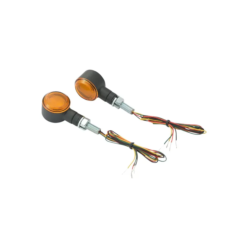 DAYTONA "D-LIGHT SOL-W" 3in1 LED Blinker Paar integr. Rücklicht Bremslicht schwarz orange Nur Für Kurze Zeit