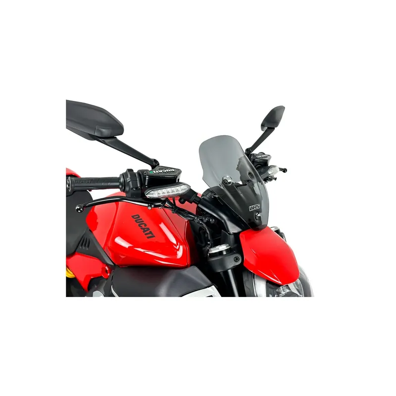 WRS Windschild Sport dunkel getönt f. DUCATI DIAVEL V4 1200 23–26 mit ABE Jetzt Kaufen