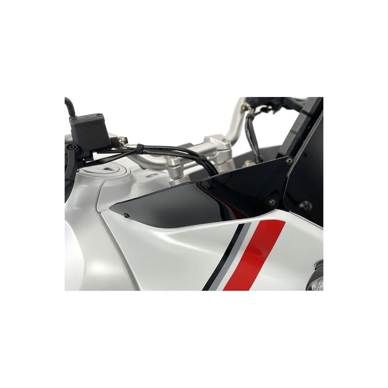WRS Windabweiser Deflektor schwarz glänzend f. DUCATI DESERT X 950 22–24 Expressversand