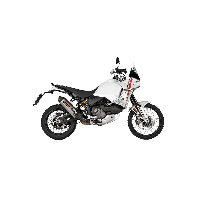 Akrapovic Slip-On Titan Endschalldämpfer für DUCATI DESERT X 950 22-24 o ABE Meistverkauft