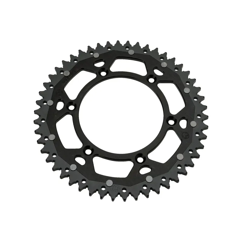 Dual Stahl Alu Kettenrad Moose Schwarz 50 Zähne KTM SX SXF EXC Meistverkauft