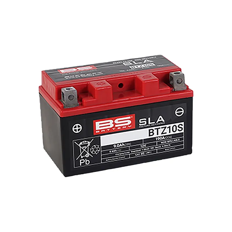 Schnäppchen BS Battery Motorradbatterie 12V BTZ10S 8,6AH 190A AGM wartungsfrei werksakt.