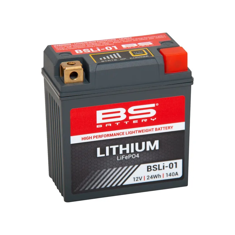 BS Battery Motorradbatterie Lithium-Ionen 12V BSLi-01 2AH 140A LiFePO4 Direkt Vom Hersteller