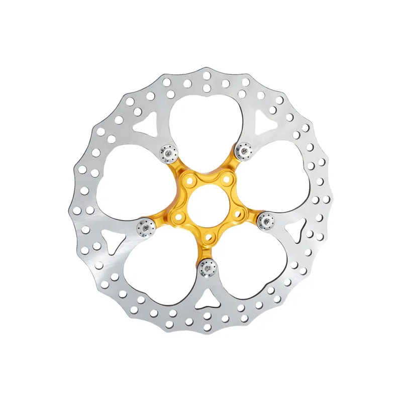 Arlen Ness Bremsscheibe Spider 320 mm chrom/gold f. Harley FLHX/FLTRX 23–24 Expressversand