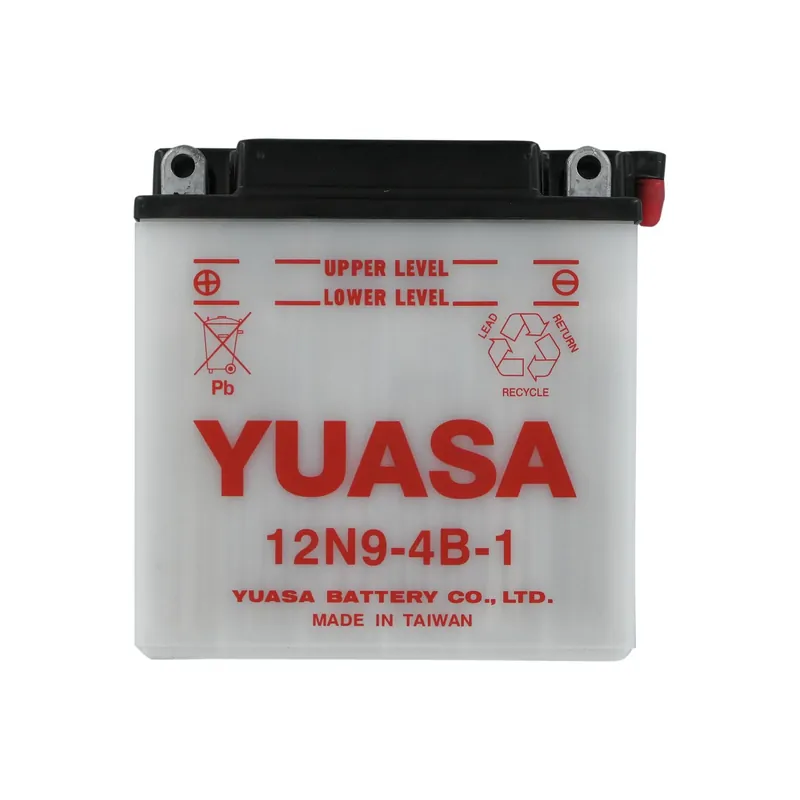 Neu Yuasa Motorradbatterie Yumicron 12V 12N9-4B-1 9AH 85A Blei-Säure trocken