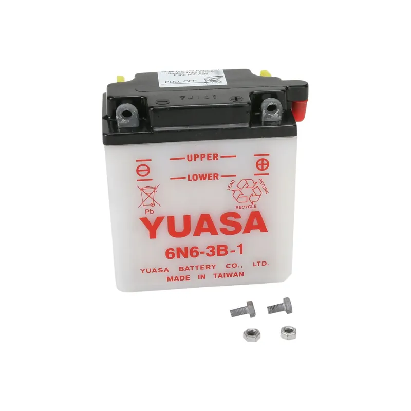 Bestpreis Yuasa Motorradbatterie Yumicron 6V 6N6-3B-1 6AH Blei-Säure trocken