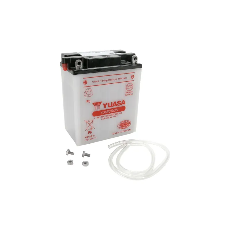 Yuasa Motorradbatterie Yumicron 12V YB12A-A 12AH 150A Blei-Säure trocken Wochenendangebot