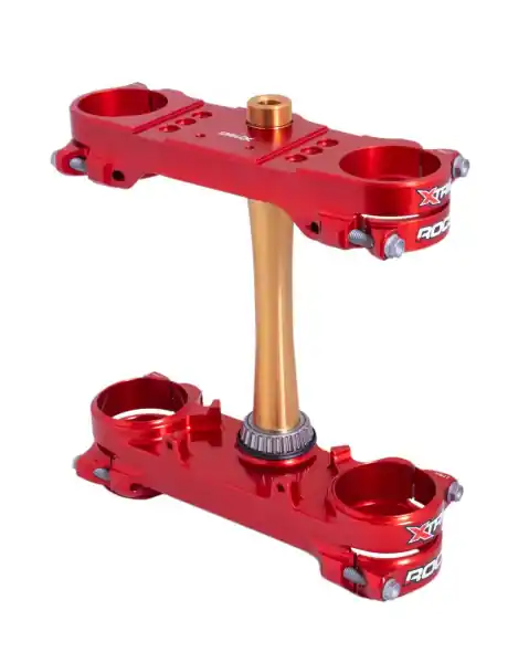 Preisknaller Xtrig ROCS tech Gabelbrücke KTM 85 SX / 25-26 offset 14 rot