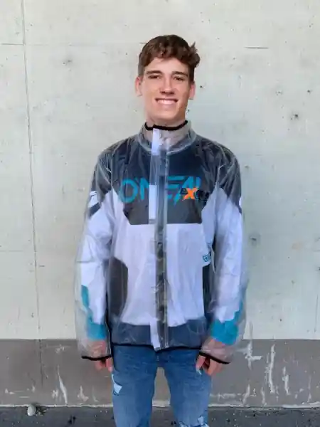 Direkt Vom Hersteller Extracross Regenjacke mit Mash black Seite - Größe XXL
