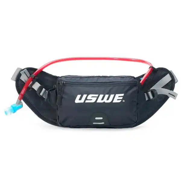 USWE Zulo 2L Hüfttrinkgurt für Motocross, Enduro und MTB Carbon Black Preiswert