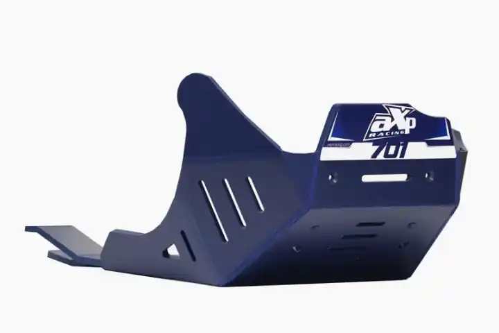 Preis Gesenkt AXP Motorschutz Adventure Skid Plate HDPE 8mm Husqvarna 701 Enduro/ Supermoto 14-25 - blau