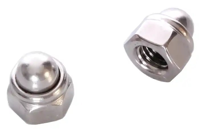 2 x Hutmutter M5 Edelstahl DIN 986 V2A selbstsichernd Mofa Moped Saisonangebot