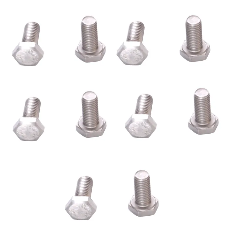Top-Angebot 10 x Sechskantschraube M4 x 10 DIN 933 V2A Edelstahl Mofa Moped