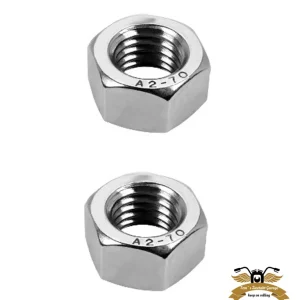 2 x Sechskantmutter M22 Edelstahl DIN 934 A2 V2A rostfrei Moped Mofa Mokick Rabatt