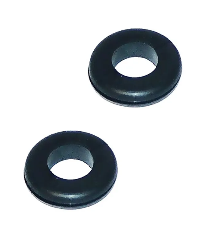 2 x Mofa Moped Gummi Tülle Durchgangstülle Kabeldurchführung Kabeltülle 12,5 x 20,0 mm Markenware