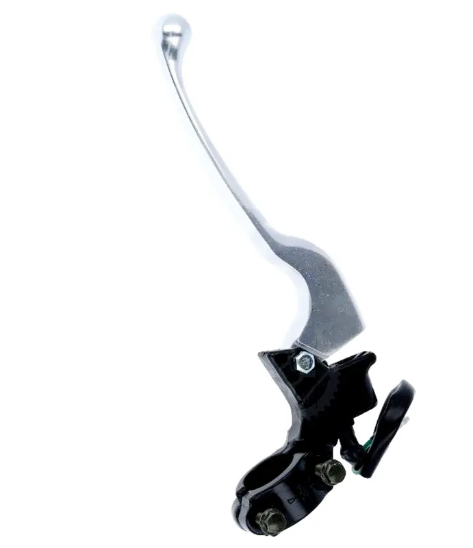 Aktuell Brems- Kupplungshebel links silber 15 cm Hebel mit Bremslichtschalter Armatur Griff