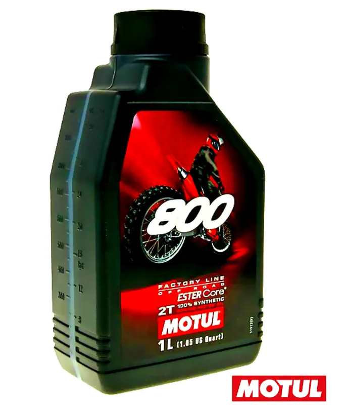 Echt 2-Takt Motoröl / Mischöl 800 Off Road Racing Ester 1 Ltr. -Motul-