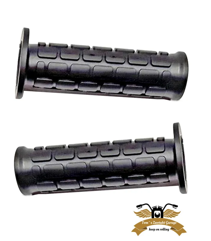 Online Kaufen Lenkergriffe schwarz Gummi hoher Grip Ø 2x24mm 115mm lang
